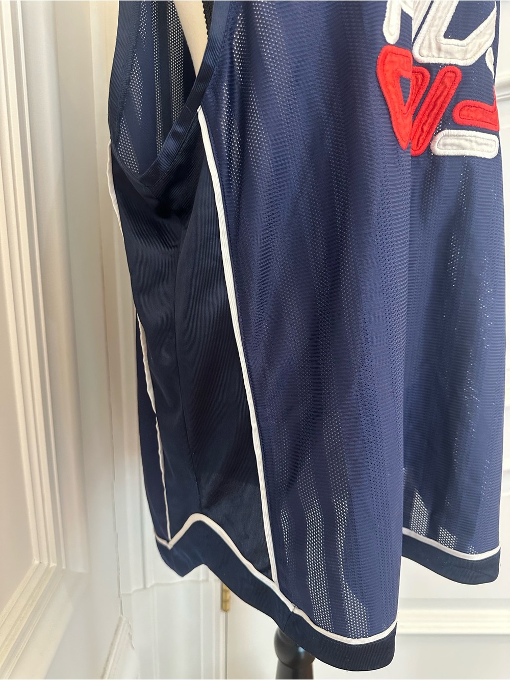 FILA 80s 90s Y2K Vintage Basketball Grunge Hip Hop Skateboard Tank Jersey (XL) - Picture 2 of 6